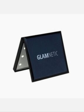 🆓️ W/ $75 Purchase! Glamnetic Black Square Compact Mirror ~ NWT